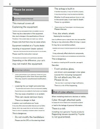 toyota harrier hybrid 2022-2023 owners manual